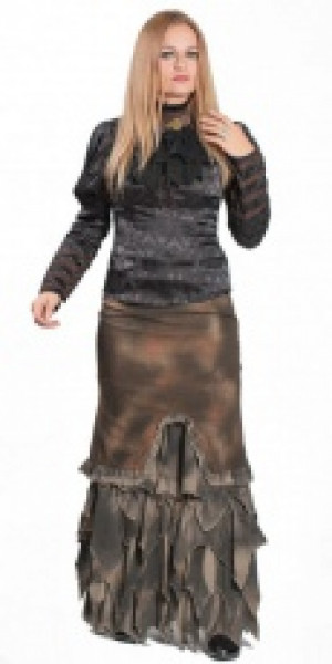  Full length pencil skirt Coffee RQ-BL SP127cf -  