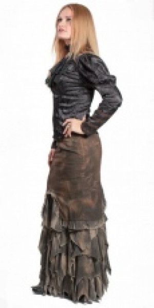  Full length pencil skirt Coffee RQ-BL SP127cf -  