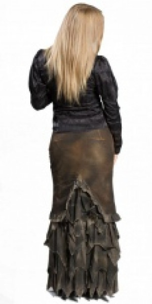  Full length pencil skirt Coffee RQ-BL SP127cf -  