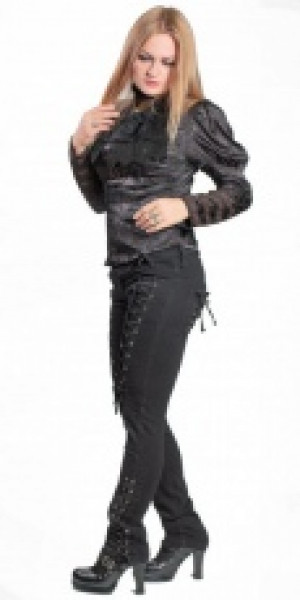  c  jacquard long sleeves blouse RQ-BL SP059 /  /  /  / -  