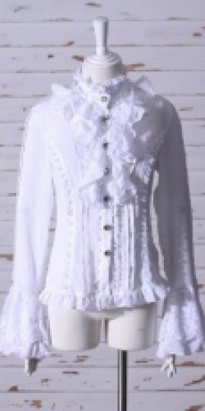  Gothic Shirt White RQ-BL 21033w -  