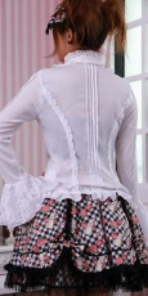  Gothic Shirt White RQ-BL 21033w -  