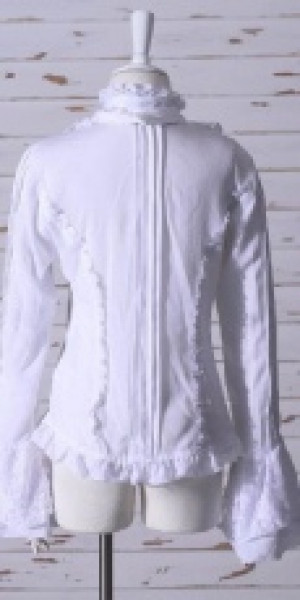  Gothic Shirt White RQ-BL 21033w -  
