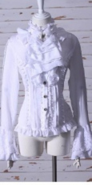  Gothic Shirt White RQ-BL 21033w -  