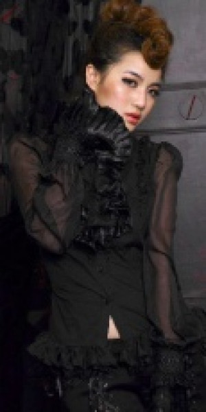  Gothic Shirt Black RQ-BL 21094bk -  