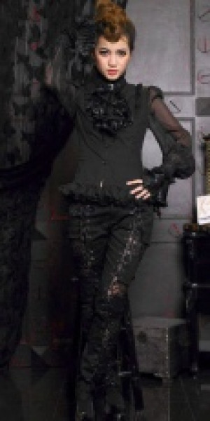  Gothic Shirt Black RQ-BL 21094bk -  