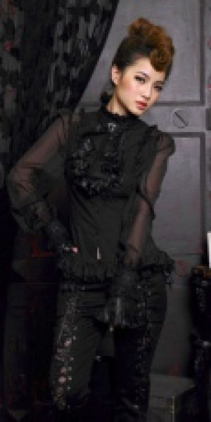  Gothic Shirt Black RQ-BL 21094bk -  