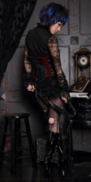  Gothic Girdle Black/Red RQ-BL 21097br /  /  /    / -  