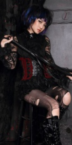  Gothic Girdle Black/Red RQ-BL 21097br /  /  /    / -  