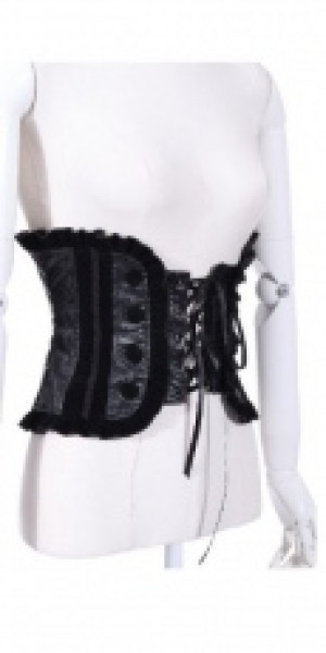  Gothic Girdle Black RQ-BL 21097bk -  