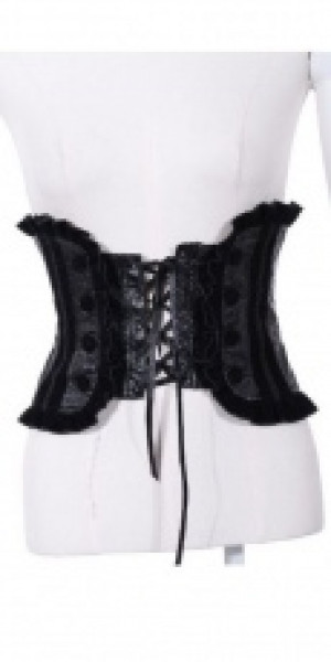  Gothic Girdle Black RQ-BL 21097bk -  