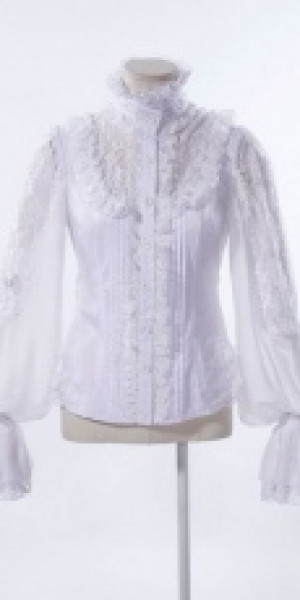  Gothic Shirt White RQ-BL 21152w -  
