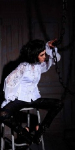  Gothic Shirt White RQ-BL 21152w -  