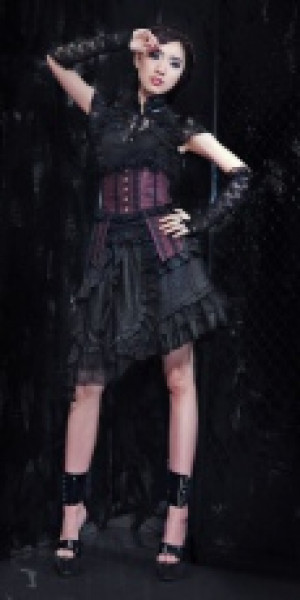  The Gothic palace-shirt T-shirt Black RQ-BL 21223bk -  