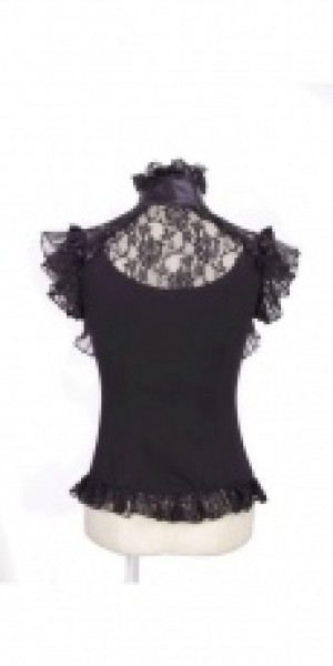  The Gothic palace-shirt T-shirt Black RQ-BL 21223bk -  
