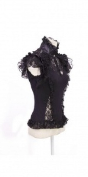  The Gothic palace-shirt T-shirt Black RQ-BL 21223bk -  