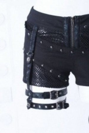  Punk Shorts Black RQ-BL 51013bk -  
