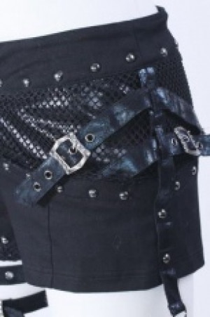  Punk Shorts Black RQ-BL 51013bk -  