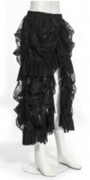  Stampunk Lace Long skirt Black RQ-BL SP067bk -  