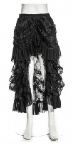  Stampunk Lace Long skirt Black RQ-BL SP067bk -  