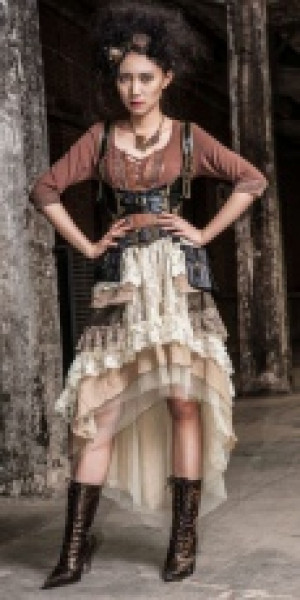   Steampunk Pocket Black -  7