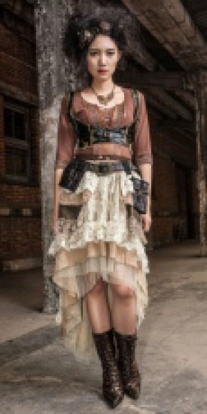   Steampunk Pocket Black -  6