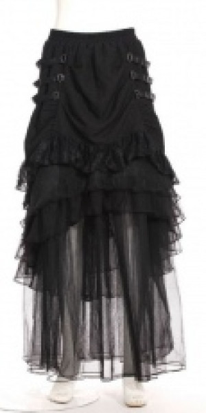  Steampunk Long Skirt Black RQ-BL SP120bk -  