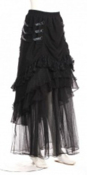  Steampunk Long Skirt Black RQ-BL SP120bk -  