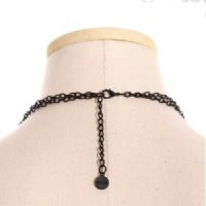       Steampunk cNecklace Bird Coffee /  -  6