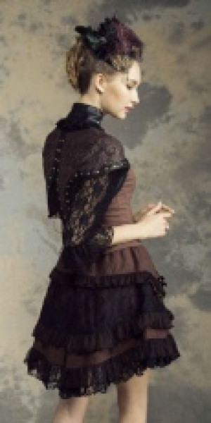  Steampunk Jacket Black RQ-BL SP138bk -  