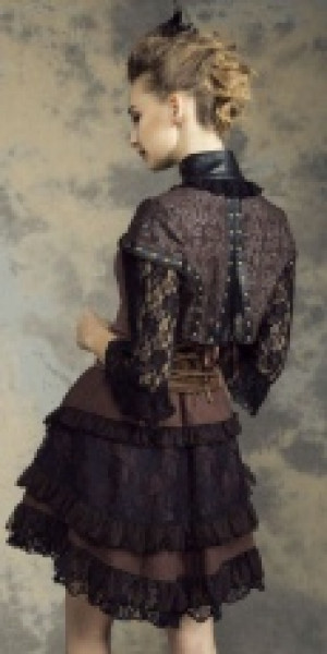  Steampunk Jacket Black RQ-BL SP138bk -  