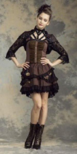  Steampunk Jacket Black RQ-BL SP138bk -  