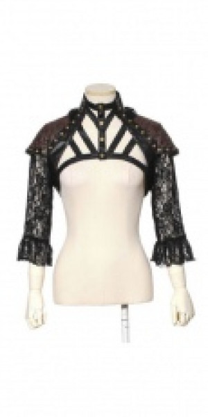  Steampunk Jacket Black RQ-BL SP138bk -  