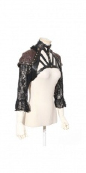  Steampunk Jacket Black RQ-BL SP138bk -  