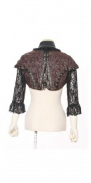  Steampunk Jacket Black RQ-BL SP138bk -  