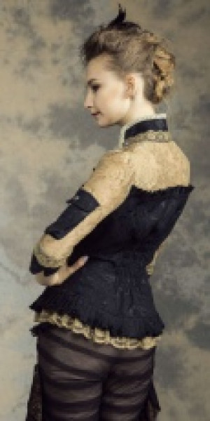  Steampunk Jacket Black RQ-BL SP141bk -  