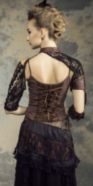  Steampunk Sleeves Fittings Black RQ-BL SP142bk -  