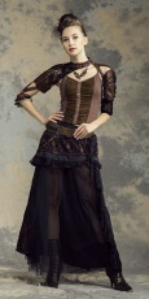 Steampunk Sleeves Fittings Black RQ-BL SP142bk -  
