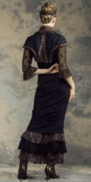  Steampunk Long Skirt Black RQ-BL SP145bk -  