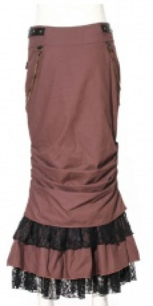  Steampunk Long Skirt Coffee RQ-BL SP145cf -  