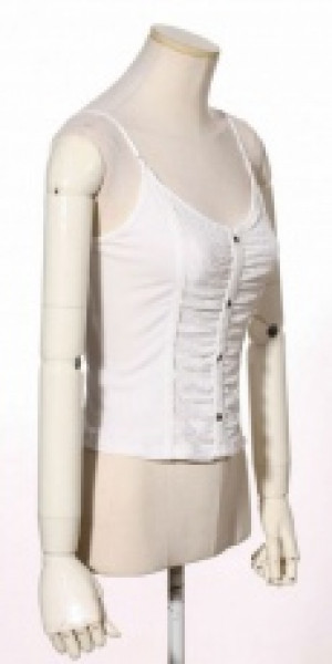  Steampunk Corset Top White RQ-BL SP147w -  