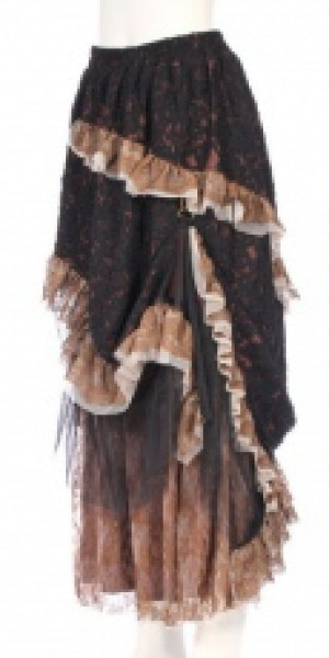  Steampunk Long Skirt Coffee RQ-BL SP151cf -  