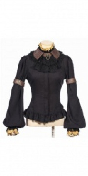  Steampunk Shirt Black RQ-BL SP152bk -  