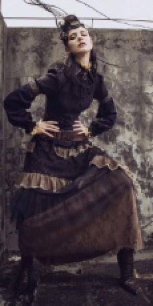  Steampunk Shirt Black RQ-BL SP152bk -  
