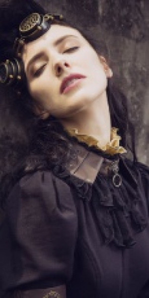  Steampunk Shirt Black RQ-BL SP152bk -  