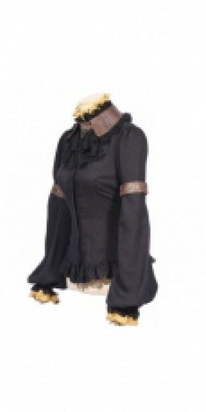  Steampunk Shirt Black RQ-BL SP152bk -  