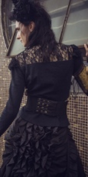  Steampunk Shirt Black RQ-BL SP156bk -  
