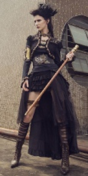  Steampunk Shirt Black RQ-BL SP156bk -  