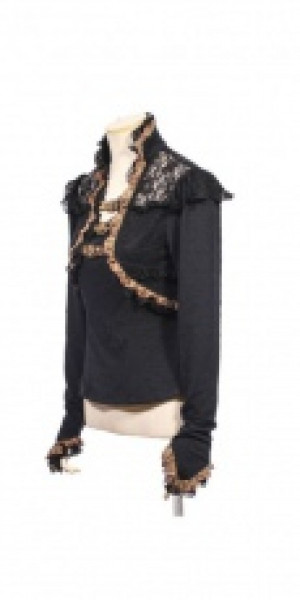  Steampunk Shirt Black RQ-BL SP156bk -  
