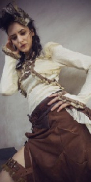  Steampunk Shirt White RQ-BL SP156w -  